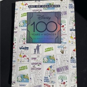 Disney Art of Coloring Book - White and Blue